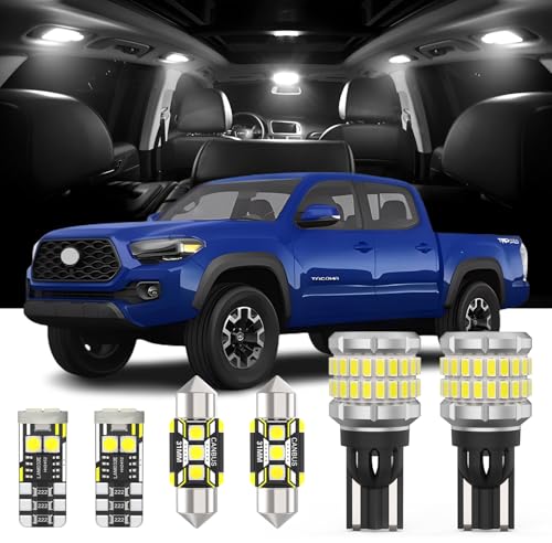 Kit Interior LED 11 Piezas con Luz de Reversa para Toyota Tacoma miniatura 1