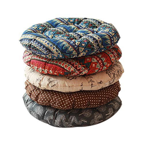Tapis de coton tatami doux pour fauteuil en rotin et banc étudiant