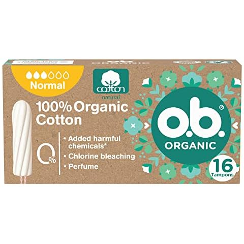 Tampones orgánicos O.B. Organic para flujo medio a abundante Cover