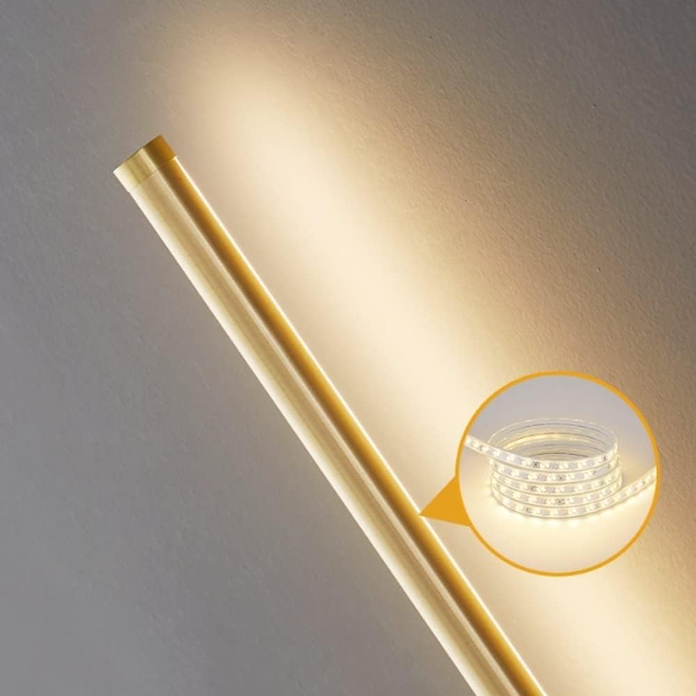 Nowoczesna lampa ścienna LED - 60 cm pionowa i pozioma minimalistyczna oprawa oświetleniowa do salonu, sypialni, łazienki, korytarza hotelowego i przedpokoju