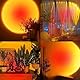 QUIGO Sunset Lamp Sonnenuntergang Lampe Led Licht Nachtlicht mit Smart App Control für Selfie Lampe Beleuchtung Schlafzimmer Wohnzimmer Party Lampe Schlafzimmer Aesthetic Room Decor…