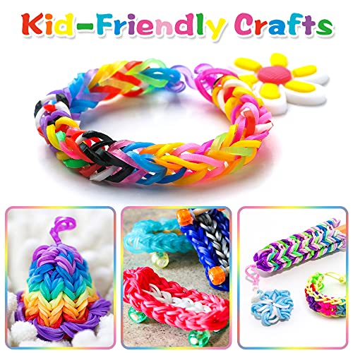 Booriss FHUYT-326 12730+ Loom Rubber Bands Refill Kit In 26 Color With 500 Clips,6 Hooks, Premium Bracelet Making Kit thumb #4