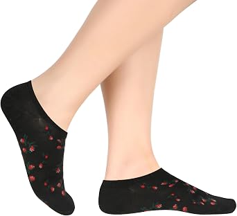 Benefeet Sox Cute No Show Socks for Women Girls Fun Patterned Cotton Low Cut Liner Socks for Loafers Flats