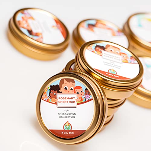 Image of Punkin Butt Baby Chest Rub with Rosemary | All Natural with Organic Chamomile and Mullein Safe for Infants | 2 oz