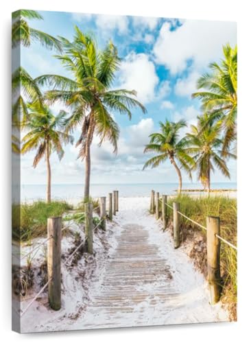 ElephantStock - To The Beach Wall Art - Vertical Canvas