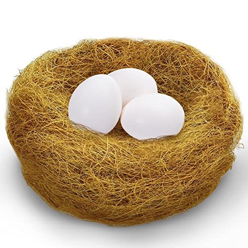 Image of SunGrow 5 oz Coconut Fiber Straw Bedding for Chicken Nests, Hen Nesting Grass Bedding Pad for Laying Eggs, Comfortable Resting Material and Cushioned Egg Protection in Coops