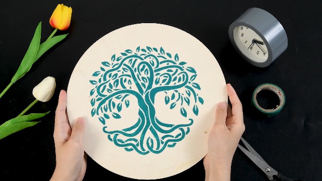 FINGERINSPIRE Salon De Coiffure Peinture Pochoir 21x29.7cm Floral Ciseaux Pochoir Peigne Pochoir Sèche Cheveux Pochoir Outil De Coiffure Modèle Modèle Coupe De Cheveux Pochoir Pour Peinture Sur Mur