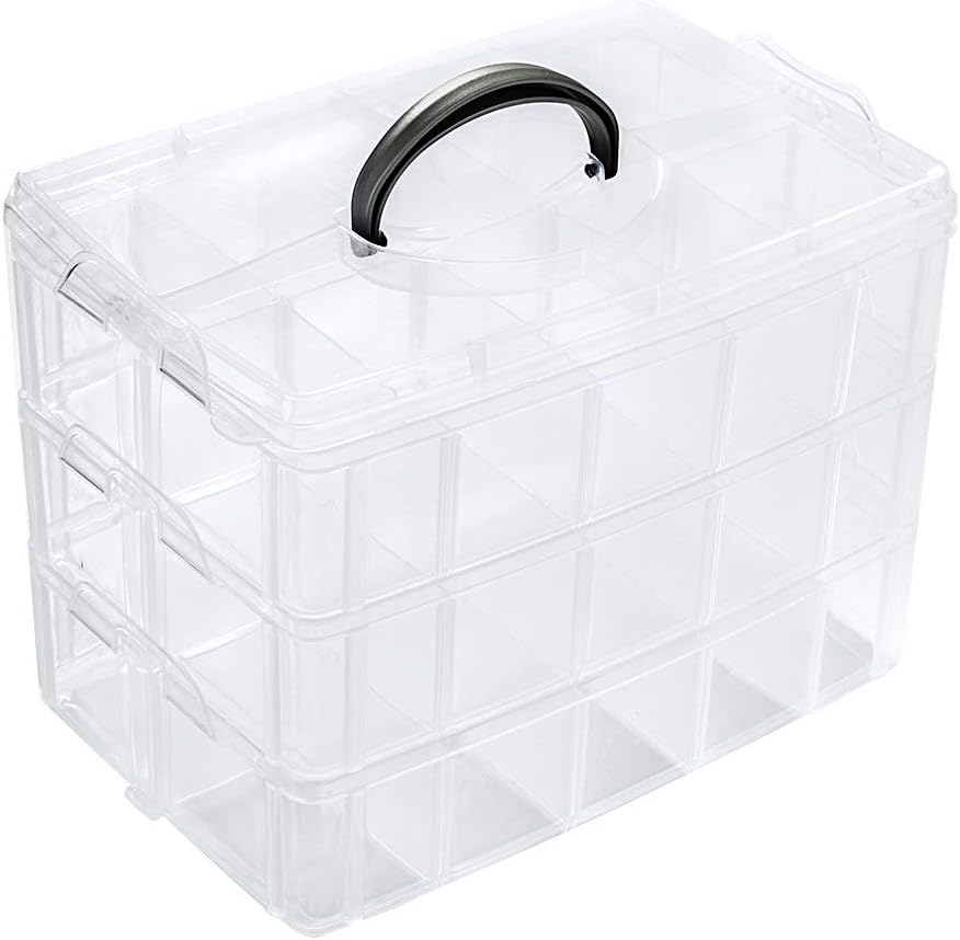 ZLY 3-Tier Demountable Inexpensive Plastic Jewelry Box Organizer Storage Con Fresno Mall