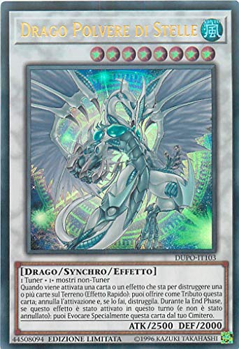 carta Yu-Gi-Oh - Drago Polvere di Stelle - Stardust Dragon - Ultra Rara DUPO-IT103 Italiano