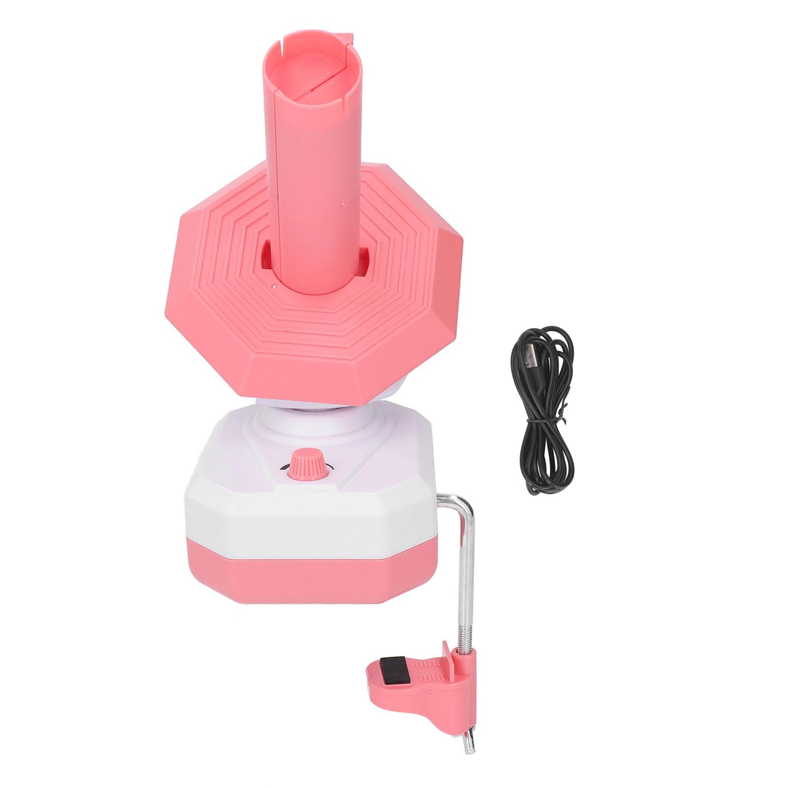 Electric Yarn Winder, Yarn Ball Winder Yarn Spinner for Crocheting Automatic Yarn Cake Winder for Knitting Enthusiast Crochet Lovers Sewing Accessories Pink