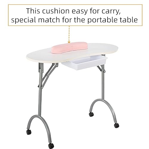 Miniatura 6 de Cojín de almohada de descanso de manos de manicura, almohada cojín de mano de esmalte de uñas, mesa de manicura, cojín de mano portátil para mesa de