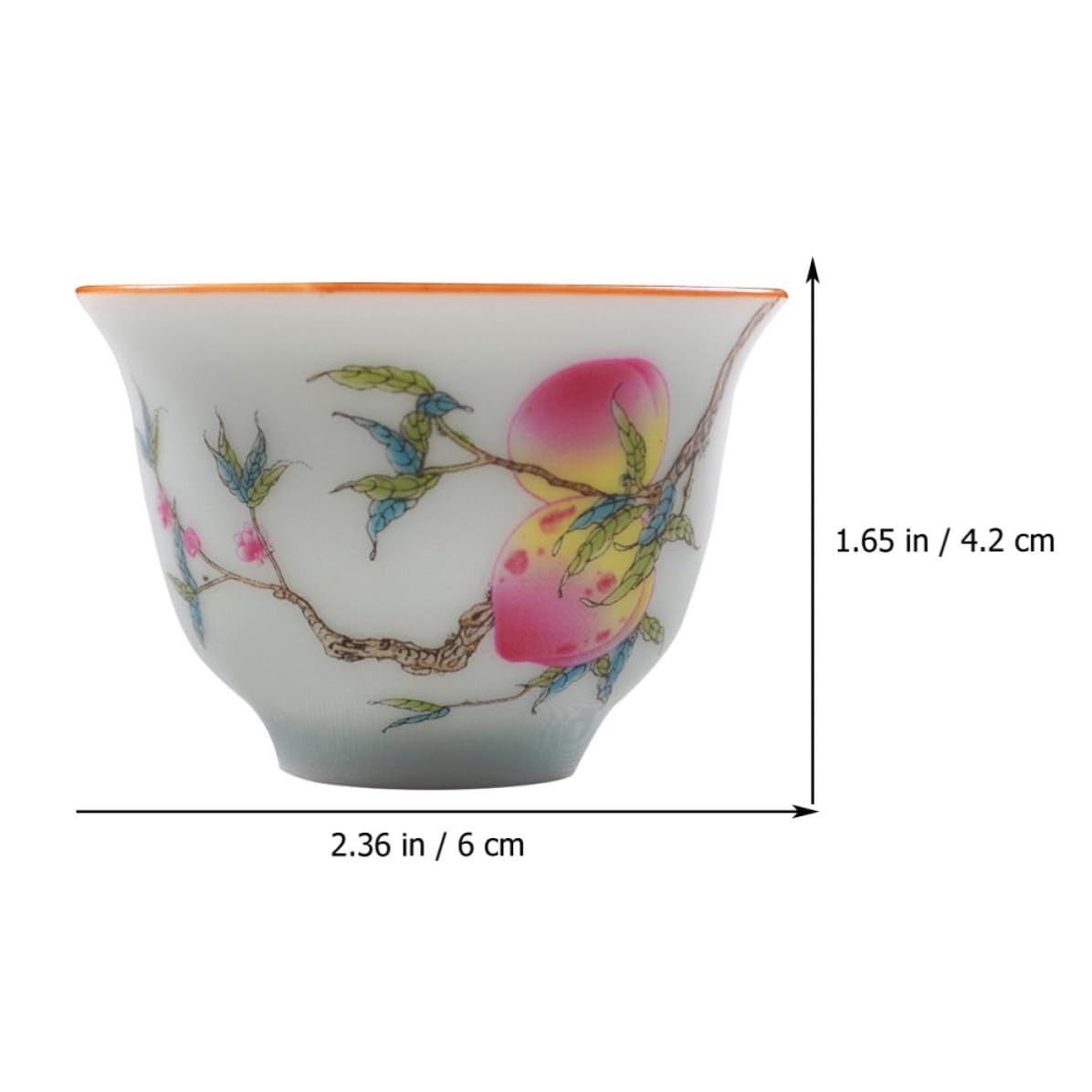 Ceramiczne filiżanki do herbaty, Filiżanka do herbaty Pojedyncza filiżanka domowych wyrobów herbacianych, delikatna