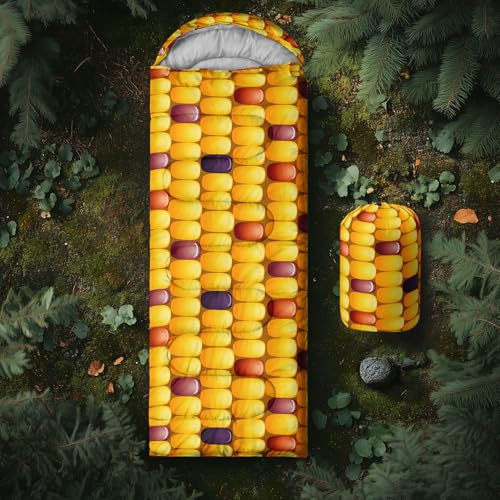 Bolsa de Dormir Musical Note para Adultos, 3 Estaciones, Color Amarillo, Ligera y Resistente al Agua miniatura 7