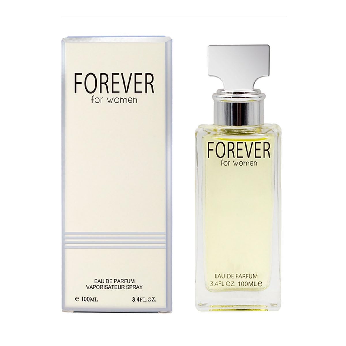 EBC Perfume Forever Women Perfume - 100ml Eau De Parfum Vaporisateur Spray - Long Lasting, Sage, Freesia, Mandarin Orange, Oil From France