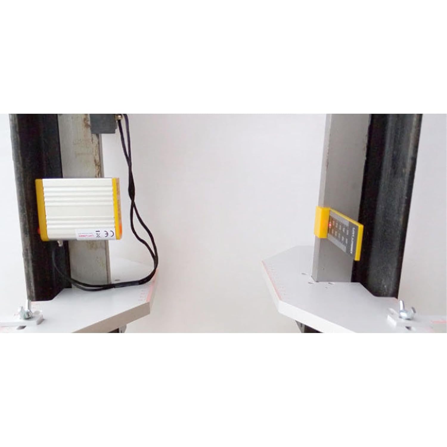 Detector portátil de alineación de guías de riel con láser, medidor de alineación de guías de riel, regla de corrección de guías de riel con láser, para el mantenimiento de ascensores y proyectos de c