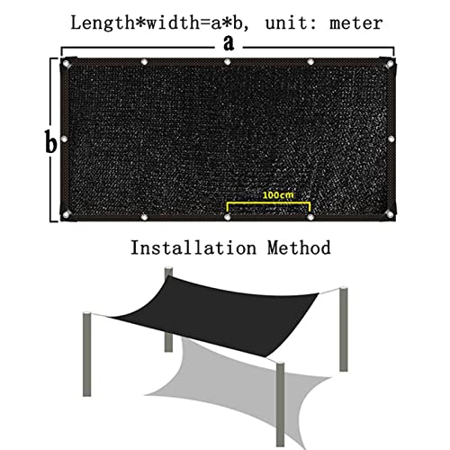 Malla de sombreo del 60% para Invernadero. Protección UV. Antigranizo. Permeable al Aire y al Agua suculentas, Plantas de Exterior y hortalizas (1x2m).