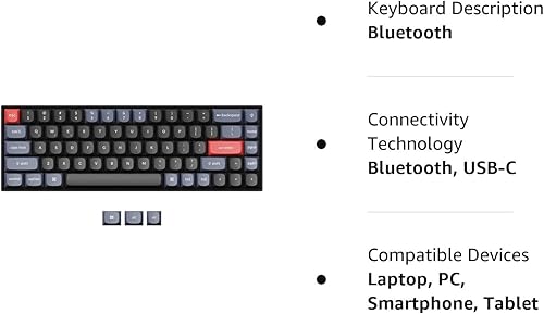 Miniatura 10 de Keychron K6 Pro QMKVIA Teclado mecánico inalámbrico teclado macro programable personalizado con interruptor azul Keychron K Pro retroiluminación