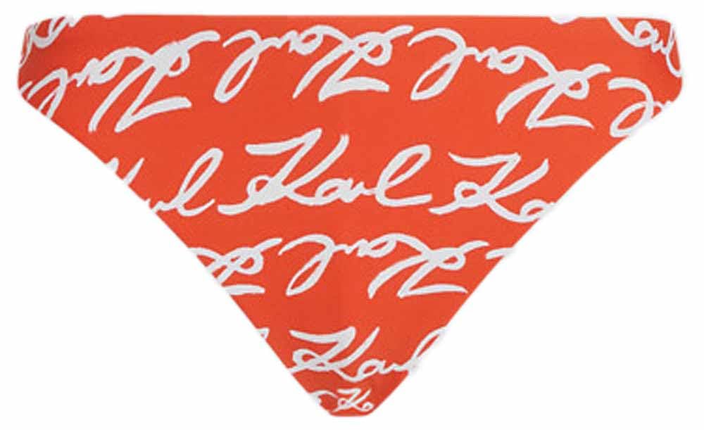 KARL LAGERFELD B.V Damen Lagerfeld, Women's, Karl Signature All-Over Cheeky Bikini Bottoms