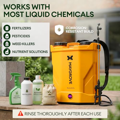 Image of Maygrove 4.2 Gallon Battery Powered Backpack Sprayer