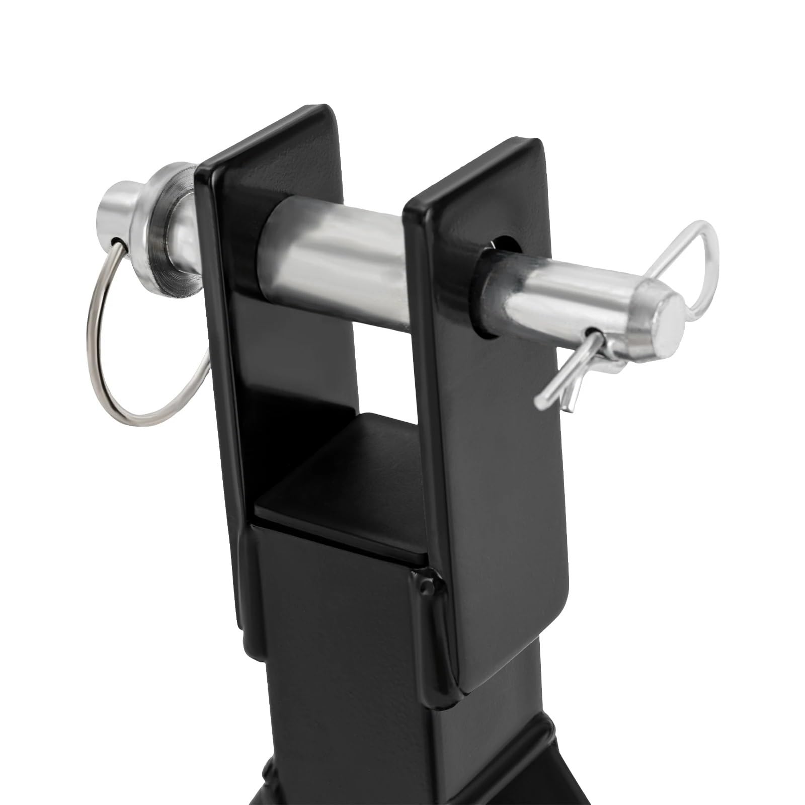 Enganche de Remolque de 3 Puntos Adaptador de Barra Tiro for Tractor Hierro con Receptor 2" y Enganche Remolque 3 Puntos pasadores for agrícola/de construcción