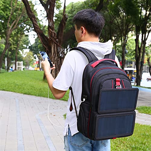 WINVOX Gym Totes Solar Backpack Computer Phone USB Charging Bag Solar Powered Designer Bagpack Outdoor Sport Travel Solar Bag