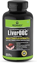 GREENDORSE LiverDOC Milk Thistle with N-Acetyl Cysteine 20+ Herbs, 3rd Party Lab tested| With Kutki, Dandelion, Turmeric, more|Liver Support against Supplements & Fatty Liver- 60 Veg Capsules