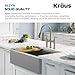 KRAUS Allyn Transitional Bridge Kitchen Faucet and Water Filter Faucet Combo in Spot Free Stainless Steel, KPF-3121-FF-102SFS