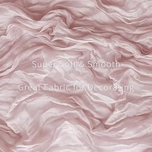 2 pack dusty pink cheesecloth table runners 10ft gauze table runner boho wedding cheese cloths decor for bridal baby shower birthday party easter mothers day decorations  urban country home decor