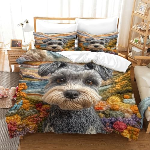 Housse de couette Jésus en microfibre infroissable 228x228 cm avec zip caché - 3