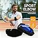 Elbow Brace for Tennis Elbow Pain Relief, Adjustable Forearm Support Strap with Dual Velcro Pads, Tendonitis, Golfers Elbow Band for Men & Women, Compression Arm Brace for Workouts & Sports (A-Blue)