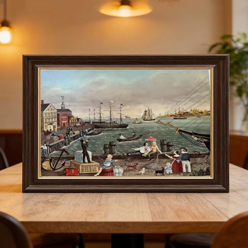 Impression sur toile WCYB Dockside Martha Cahoon pour décorer un petit mur
