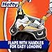 Hefty Load & Carry Heavy Duty Contractor Large Trash Bags, 42 Gallon, 26 Count