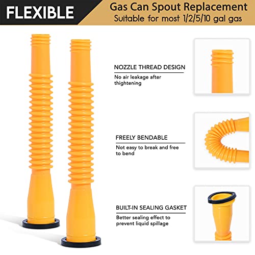 image for Stromguard Gas Can Spout Replacement I Gas Can Nozzle 1/2/5/10 Gallon 
