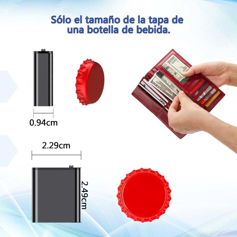 Mini grabadora magnética activada por Voz, Dispositivos de micrograbación, grabadora de Sonido pequeña Digital, grabadora de Audio STTWUNAKE