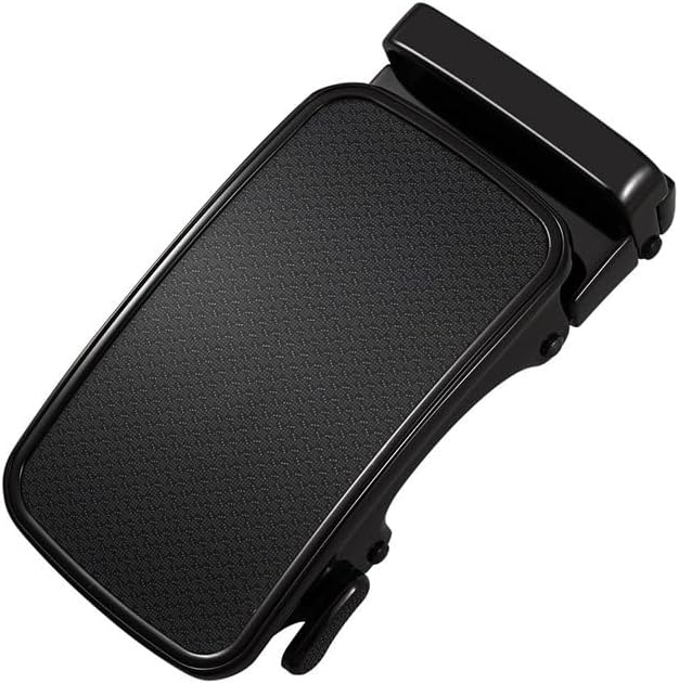 The Ratchet Automatically Fasten The Black Men's Belt Buckle Business Accessories