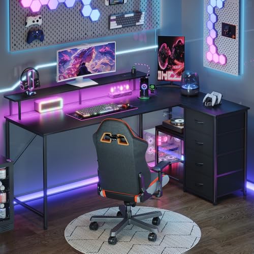 L shaped executive office desk