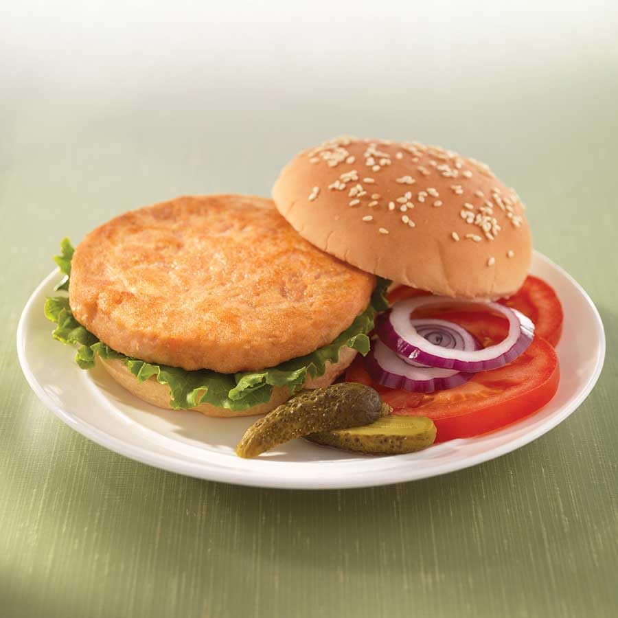 Trident Seafoods Alaska Salmon Burger - 32 of 5 Ounce Pieces, 10 Pound -- 1 each.