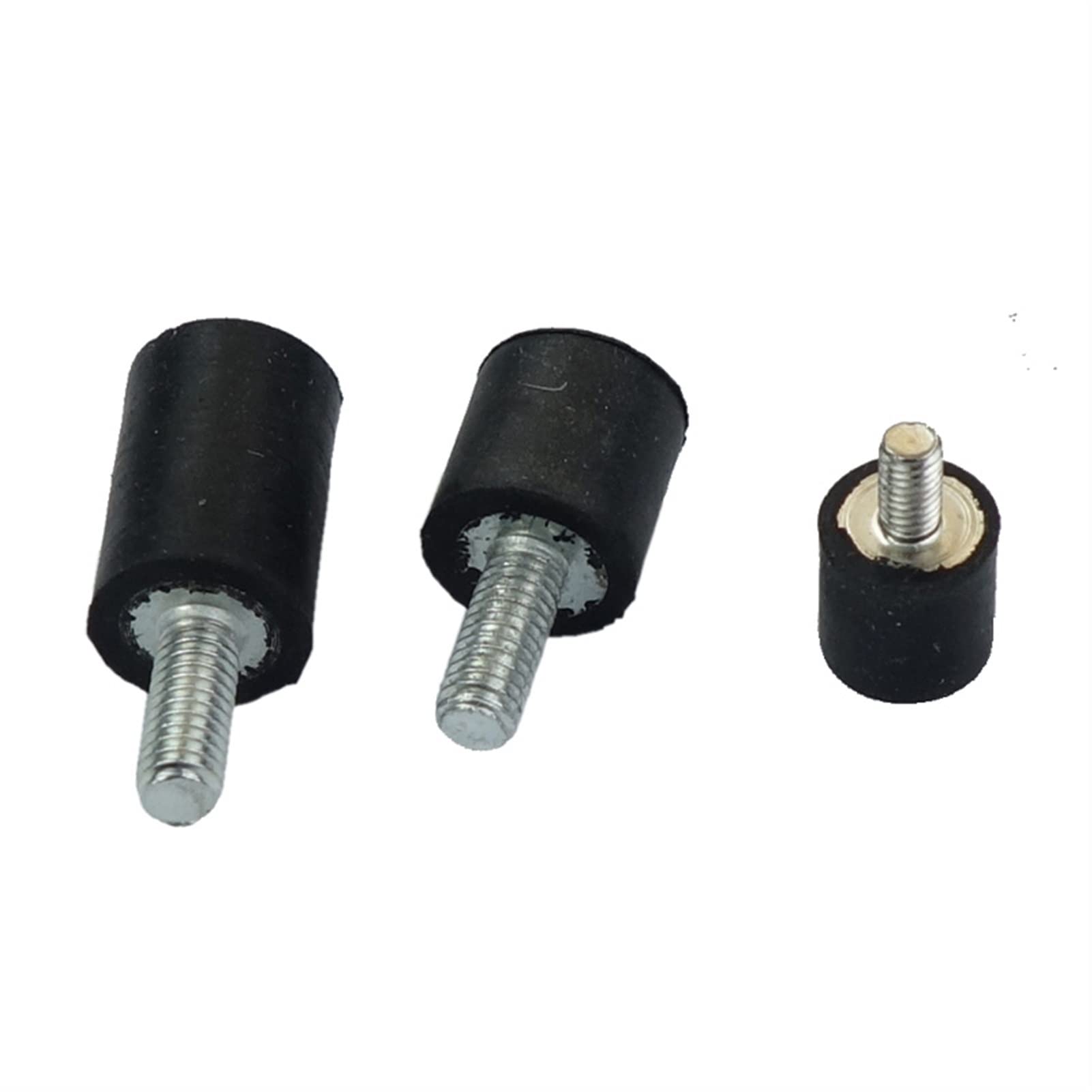Perni in gomma Isolatore antiurto 4 pezzi M6 M8 Supporti antivibranti, sostituisce tasselli Blocco base piatto silenzioso filettato | M8x23 D40xH30