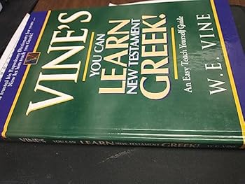Hardcover Vine's You Can Learn New Testament Greek Book