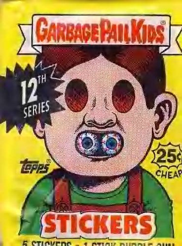 Topps Garbage Pail Kids 12th Series - 1 Unopened Single Pack
