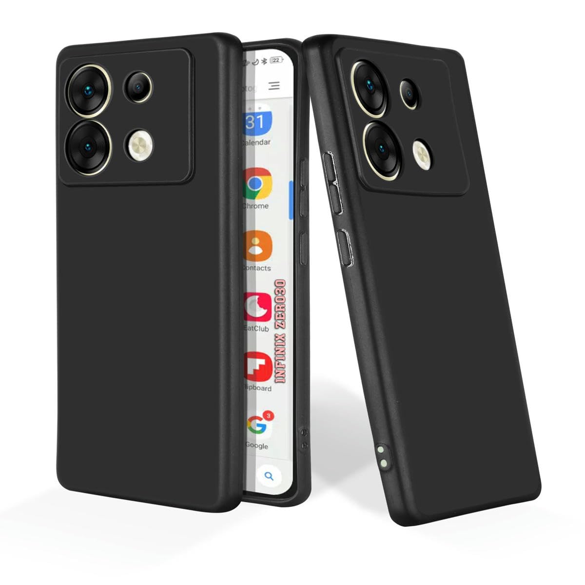 PrintWhiz Soft Silicone Mobile Back Cover Compatible with Infinix Zero 30 5G, Shockproof Protective Case/Cover with Full Edge Protection (Plain Black)($BL-INF-ZER30-000) (B0CVS221DY) Amazon Price History, Amazon Price Tracker