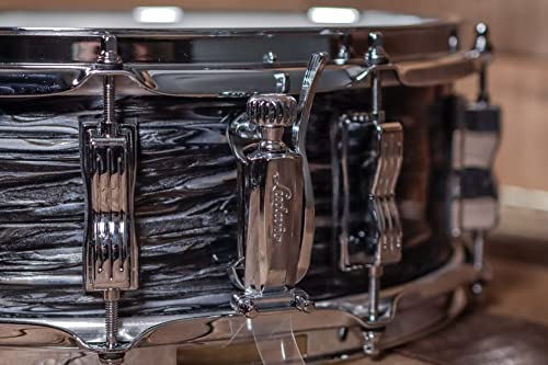 Ludwig Classic Maple Snare Drum - 5 Inches X 14 Inches Vintage Black Oyster #TOP3