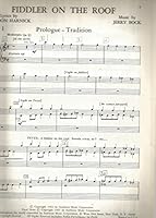 Fiddler on the Roof A New Musical Vocal Score B00564SAWU Book Cover