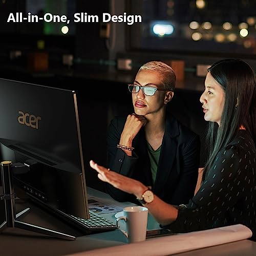 Image of Acer Aspire C22-1610-UA91 AIO Desktop | 21.5 inch Full HD 1920 x 1080 IPS | Intel Core i3-N305 | Intel UHD Graphics | 8GB DDR5 | 512GB PCIe Gen 4 SSD | Intel Wi-Fi 6 | Copilot Enabled | Windows 11 Home