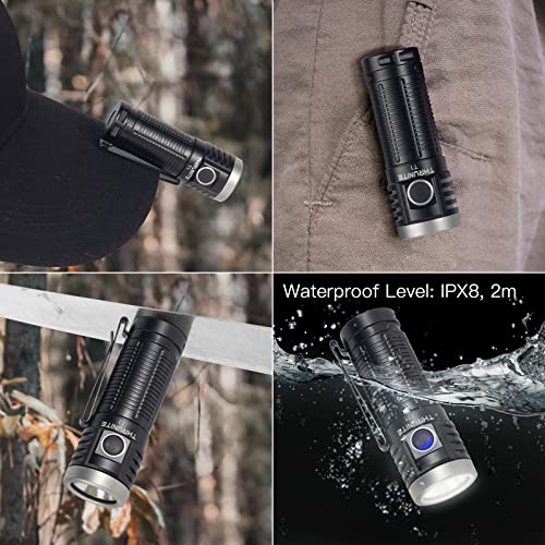 Thrunite T1 Edc Flashlight Usb Rechargeable Mini Led Pocket Light Handheld Flashlights With Magnetic Tailcap, Neutral White #TOP6