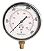 DuraChoice 4" Oil Filled Pressure Gauge - Stainless Steel Case, Brass, 1/4" NPT, Lower Mount Connection 0-5000PSI