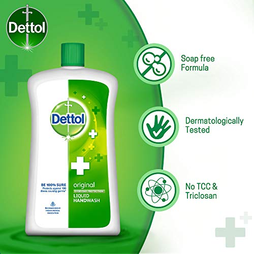 Image of Dettol Skincare Handwash Liquid Soap Jar, 900ml & Dettol Original Handwash Liquid Soap Jar, 900ml