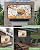 DecorLovee Outdoor TV Cover 80 to 85 Inches Weatherproof & Waterproof, Fall Pumpkins Gnomes Outdoor TV Enclosure with Remote Control Pocket, Thanksgiving Maple Leaf Vintage TV Screen Protectors