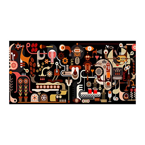 Crédence de cuisine fond de hotte verre de sécurité trempé 140x70cm Tulup