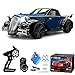 Remote Control Car RC Drift Cars Sakeye 1:16 Rechargeable High Speed RC Cars Toys 4WD 2.4GHz Full Scale Blue RC Racing Cars with LED Lights Two Batteries Birthday Gifts for Boys and Adults